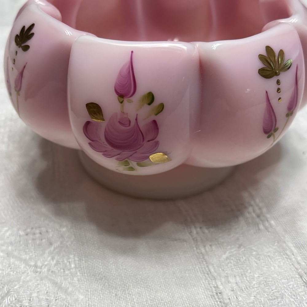 Fenton 2003 Charleton Collection Rosalene Bowl Don Fenton Signed
